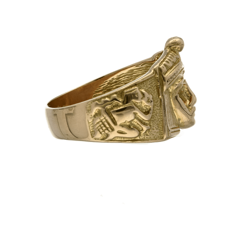 Anello sfinge oro store